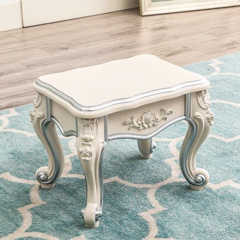

European style change shoes coffee table low stool sofa stool children creative luxury small stool American square bench