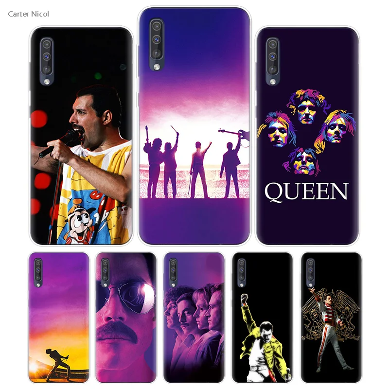 

Transpatrent Silicone Case for Samsung Galaxy A50 A70 A30 M30 M20 A10 A20 A40 M20 Cover Phone Bohemian Rhapsody Freddie Mercury