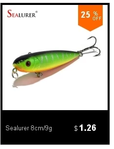 Sealurer Topwater рыболовные приманки плавающий воблер 11 см длина 20 г 4# крючки бионические PESCA, воблер жесткая приманка Jerkbait 1 шт. гольян