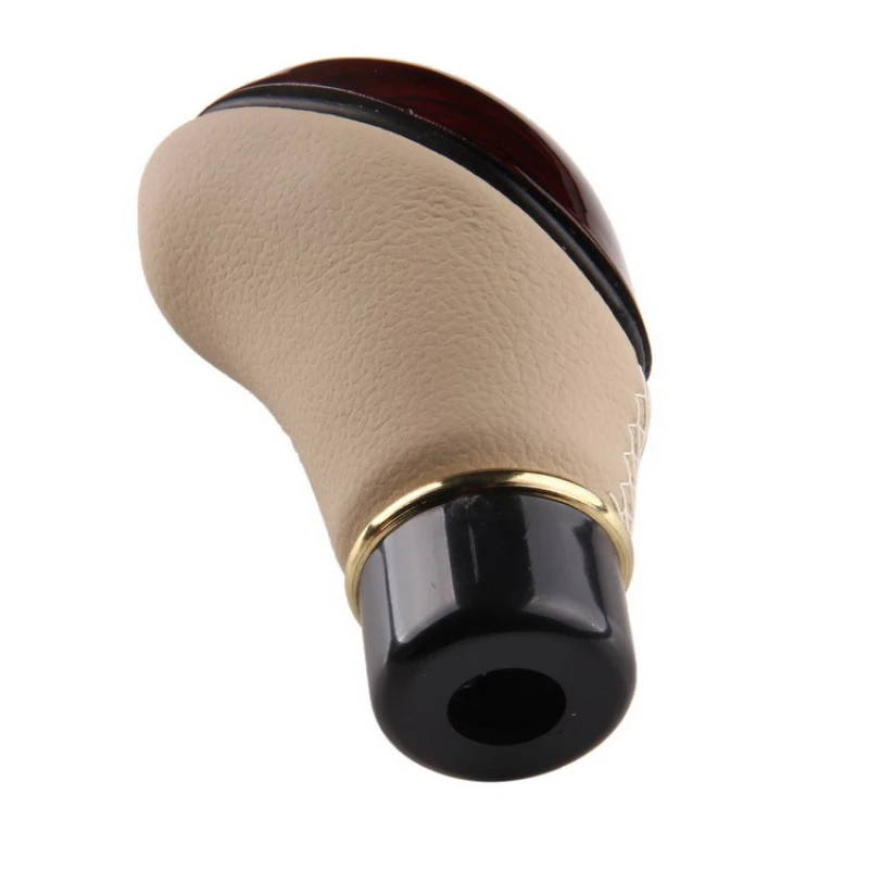 POSSBAY 5 velocidades De cuero del coche perilla De engranaje De transmisión Manual del coche Palanca De Cambio para Audi Mercedes Toyota Honda POSSBAY 5 velocidades De cuero del coche perilla De engranaje De transmisión Manual del coche Palanca De Cambio para Audi Mercedes Toyota Honda