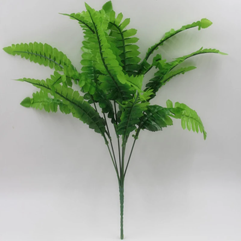

Artificial Plants Indoor Outdoor Fake Leaf Foliage Bush Home Office Garden Decor