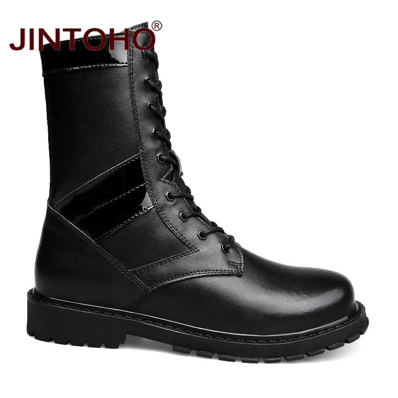 Ботинки мужские зимние из натуральной кожи до середины икры|shoes winter|shoes winter menshoes