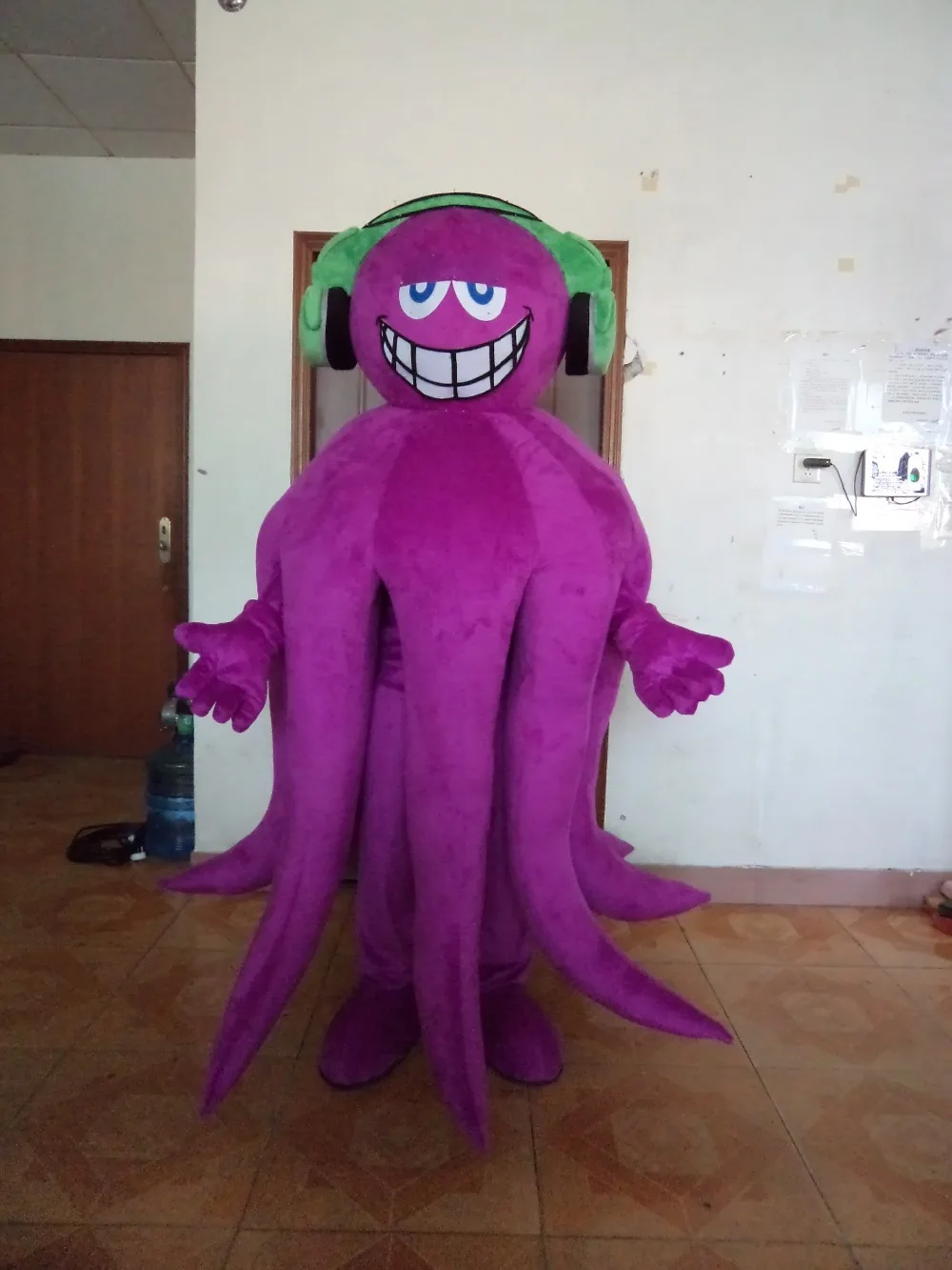 

Hot sales high quality funny purple octopus mascot costume Dress free shipping
