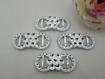 

(AB14 15mm)100pcs Plastic Ribbon Buckle Slider For Chair Sash