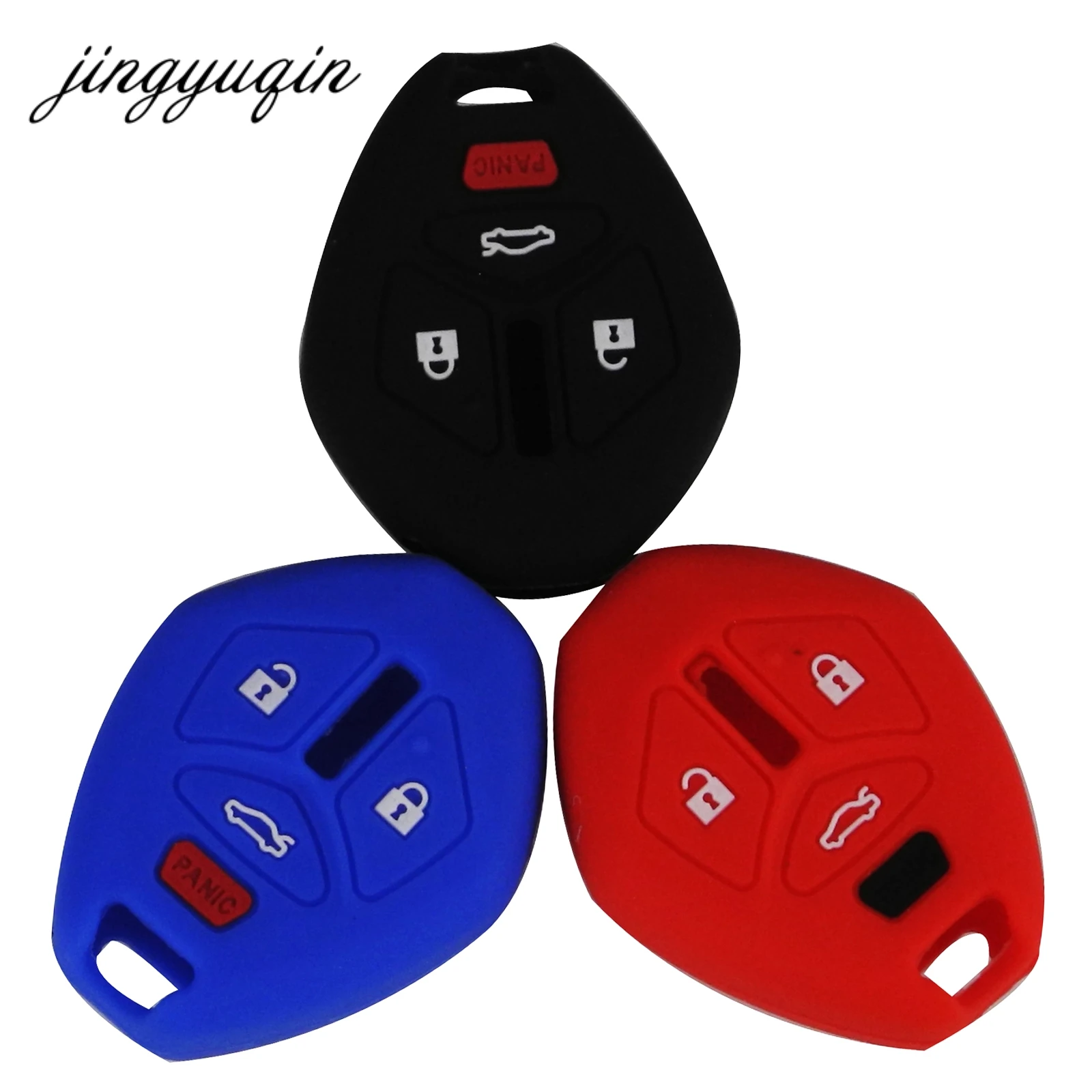 Jingyuqin-30-pz-lotto-gomma-di-Silicone-chiave-fob-Scase-per-Mitsubishi-Eclipse-Galant-Lancer-Raider.jpg Keyforkess 30 pz/lotto gomma di Silicone chiave fob Scase per Mitsubishi Eclipse Galant Lancer Raider sforzo Outlander copertura a distanza - Jingyuqin 30 pz lotto gomma di Silicone chiave fob Scase per Mitsubishi Eclipse Galant Lancer Raider