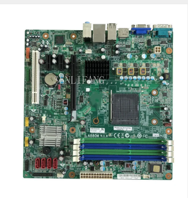 

Free shipping 03T6227 A880M V:1.0 A880M RS880PM-LM Motherboard Refurbished for A63 M77 motherboard well tested