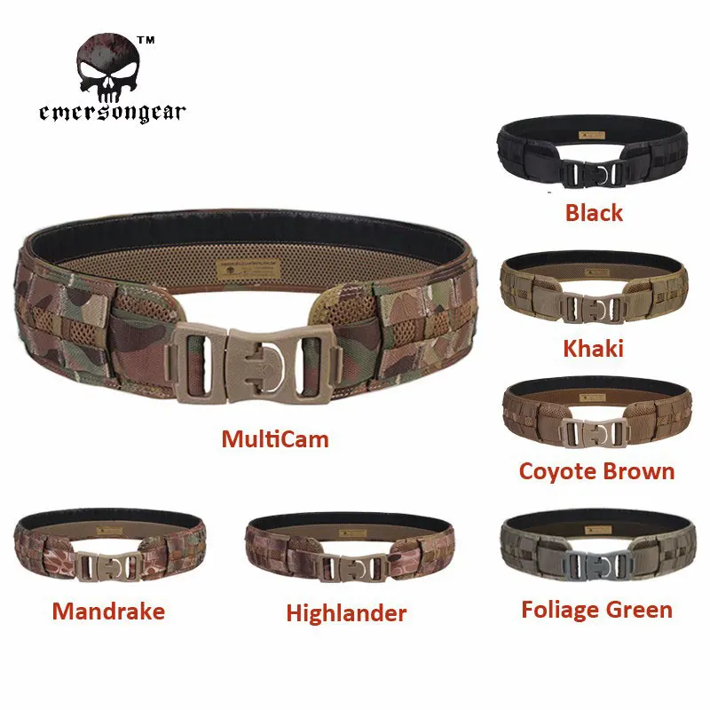 Emersongear EM9241 Series Tactical Military Belt - MOLLE Load Bearing Utility Belt for Hunting, Airsoft & Waist Support image 6