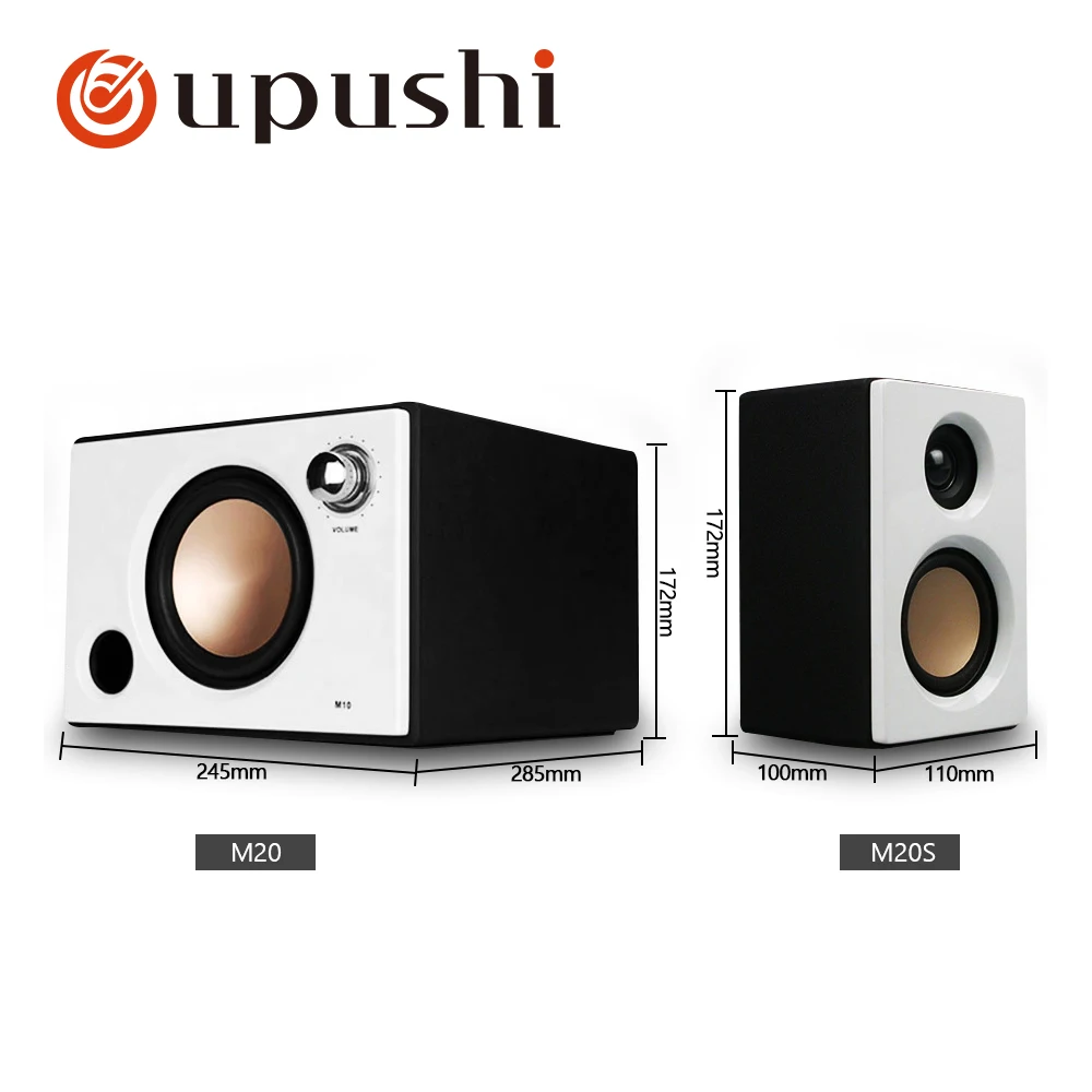 Мультимедийный динамик Oupushi M10 2 1 канала черно белый|speaker 2.1|speaker activespeaker speaker |