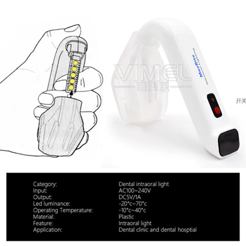 Стоматологический интраоральный светильник с всасыванием беспроводной светодиодный светильник Syetem интраоральный светодиодный светильник для гигиены полости рта