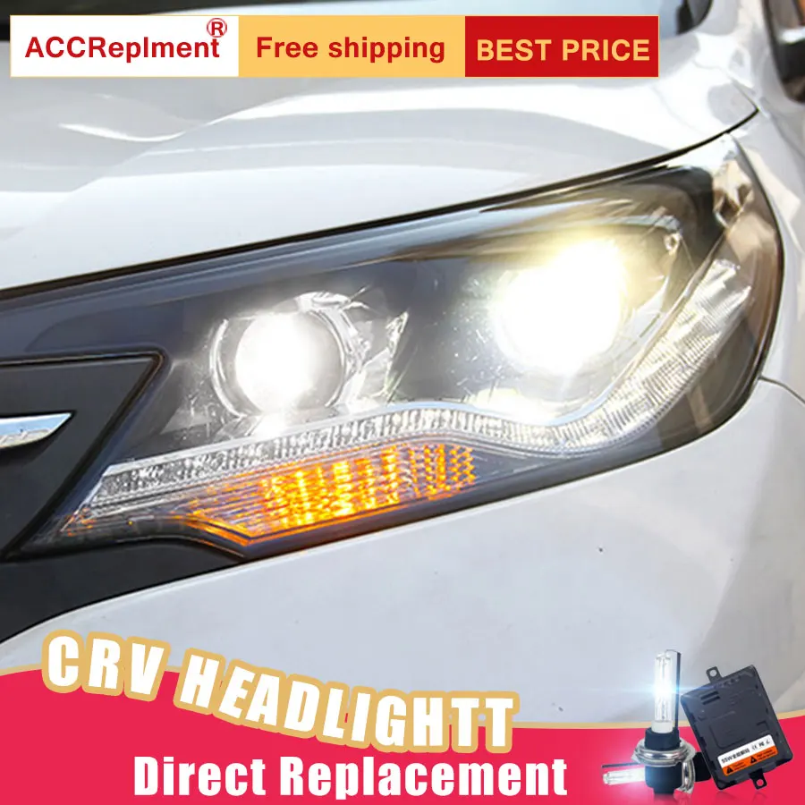 2 шт. светодиодный ные фары для Honda CRV 2012-2015 Автомобильные ангельские глазки