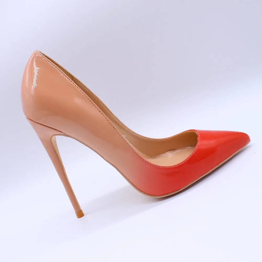 

Бесплатная доставка, модные женские туфли-лодочки, женские красные телесные лакированные туфли на высоком каблуке с острым носком, size33-43, 12 см, 10 см, 8 см, на шпильке, Новинка