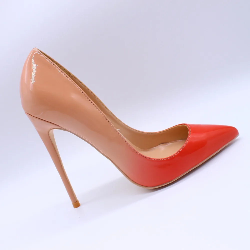 

Free shipping fashion women Pumps lady red nude patent Pointy toe high heels shoes size33-43 12cm 10cm 8cm Stiletto heeled new