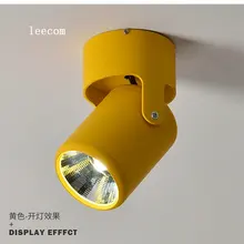 5 Вт 7 Вт супер яркий Точечный светильник вращение на 180 градусов потолочный светильник светодиодный светильник вниз Ac85-265v светильник