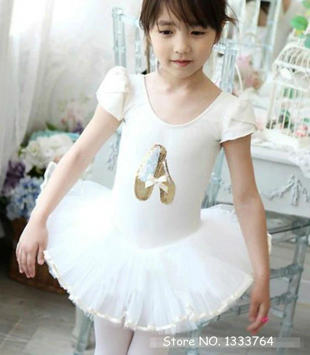 Girl Kids Wedding Dress Dress Ballet Leotard Tutu Dance Dress Gymnastic