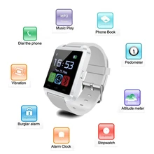 Bluetooth Smart Watch Smartwatch U8 U80 U MTK Freisprech Digitalen-uhr Sport Armband armband für Huawei/iphone/Samsung iPhone