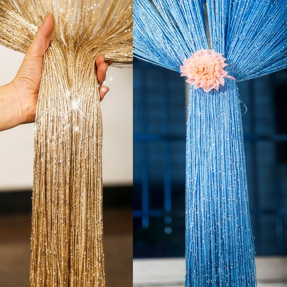 online shop 1 pcs hot sale silver flash line curtain silver thread online shop 1 pcs hot sale silver flash line curtain silver thread