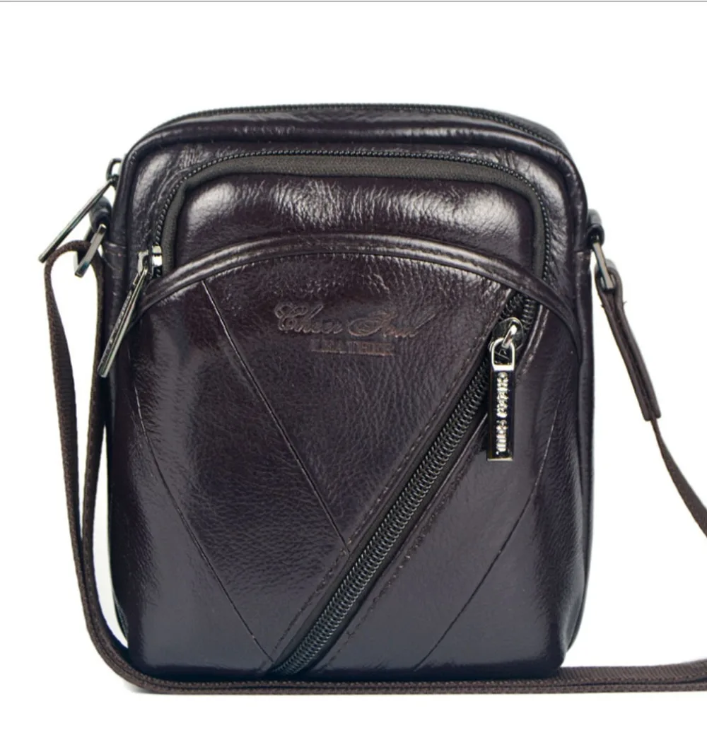 

New Men's High Quality Genuine leather First layer Cowhide Vintage Cross Body Business Bag Shoulder Messenger Bags