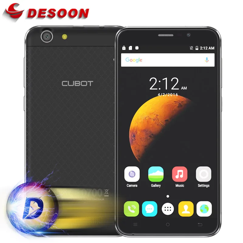 In stock Original 5.5inch Cubot Dinosaur Mobile Phone MT6735A Cellphone ...