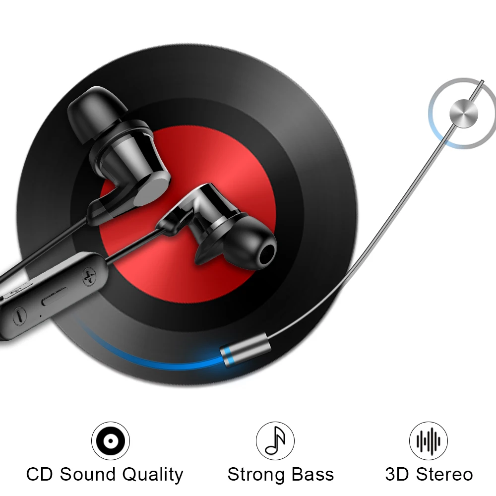 ZEALOT H11 Спортивные Bluetooth наушники для бега водонепроницаемые беспроводные наушники гарнитура с микрофоном для телефонов подключение 2 devic