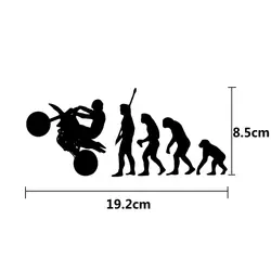 Dewtreetali Горячая 19,2*8,5 см Мода человеческого развития мотоцикл персонализированные автомобильные наклейки Винил отражающие наклейки