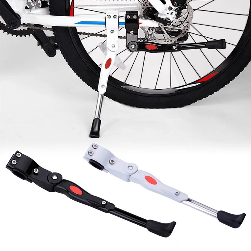 Велосипедная откидываемая ногой Опора мотобайк, велосипед, велотренажер из алюминиевого сплава регулируемая опора боковая задняя стойка для стояночного шкафа для фиксации ног