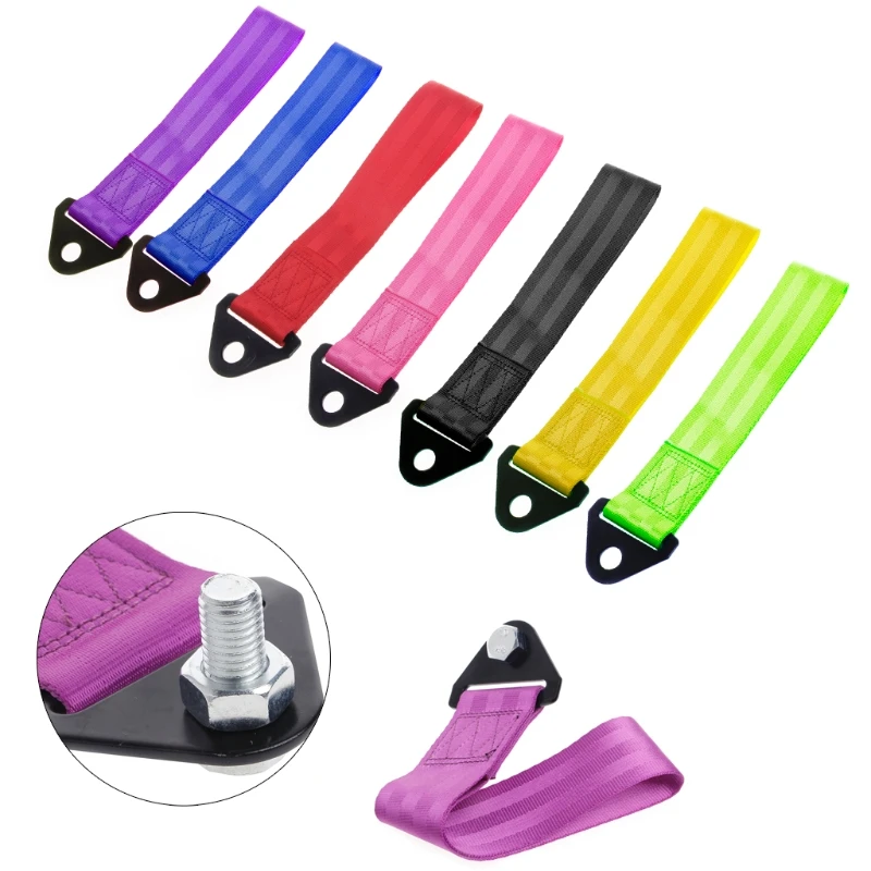 جديد 1 قطعة نايلون العين سباق السيارات tow strap/عالية القوة سحب الحبال/سحب بار