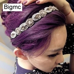 Новые женские Стразы, Украшенные бусинами, повязка на голову, модная Хрустальная Милая Свадебная лента для волос, свадебные аксессуары для волос, вечерние украшения в подарок, A5064