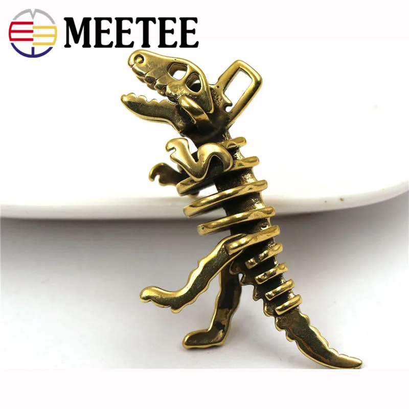 Meetee Твердые латунные крючки для ключей DIY Мода кошелек цепи украшения пряжки
