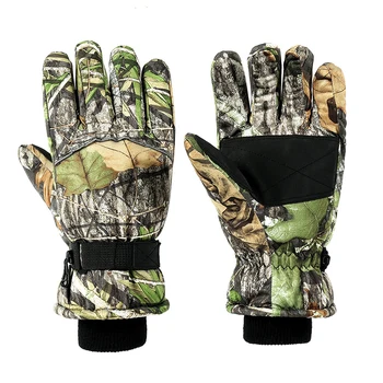 

Winter new outdoor sports tactical gloves men and women ski camouflage gloves hiking hunting warm camouflage invisible gloves