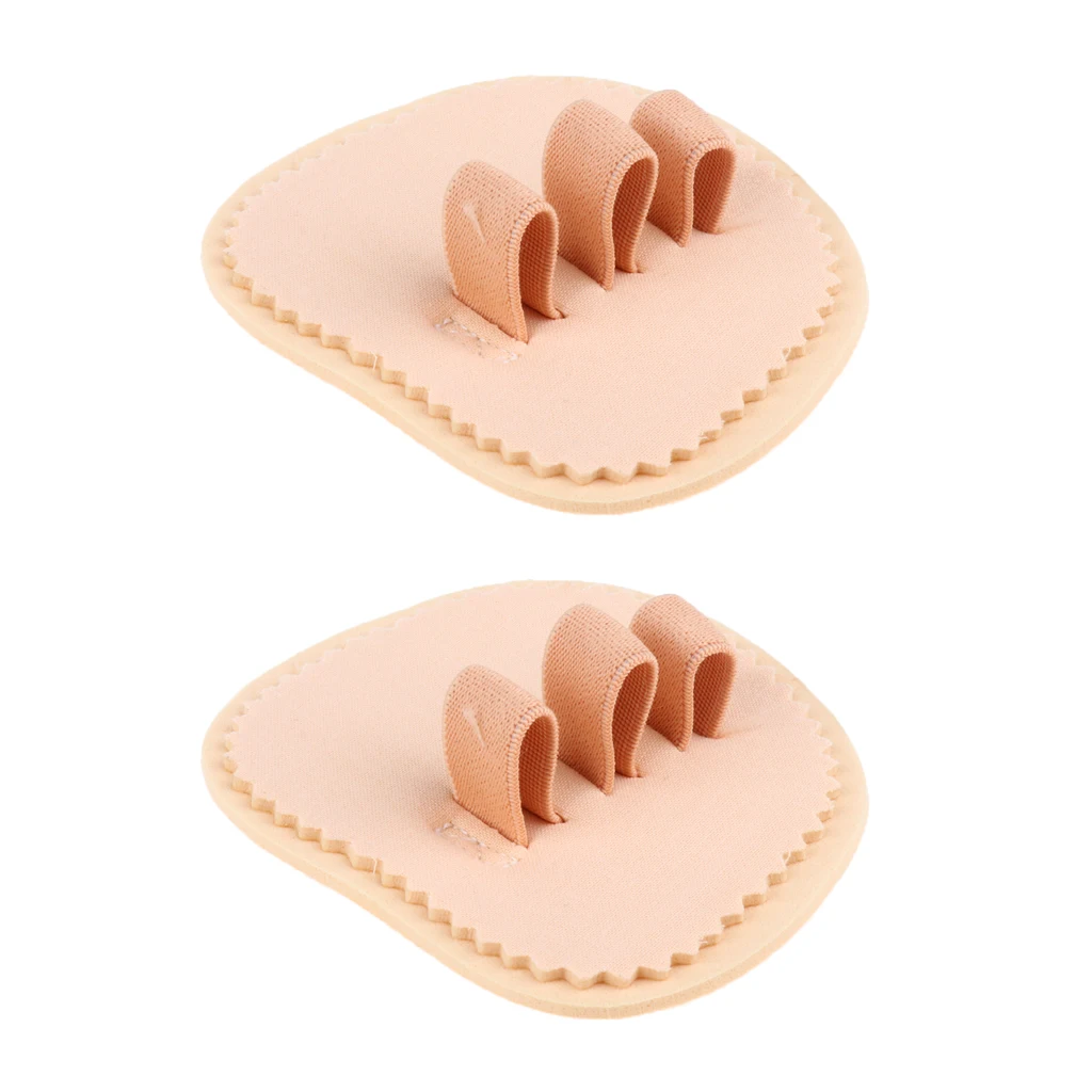 

2 Pieces Toe Straightener Corrector Hammer Crooked Foot Protector Three Toe (Left)