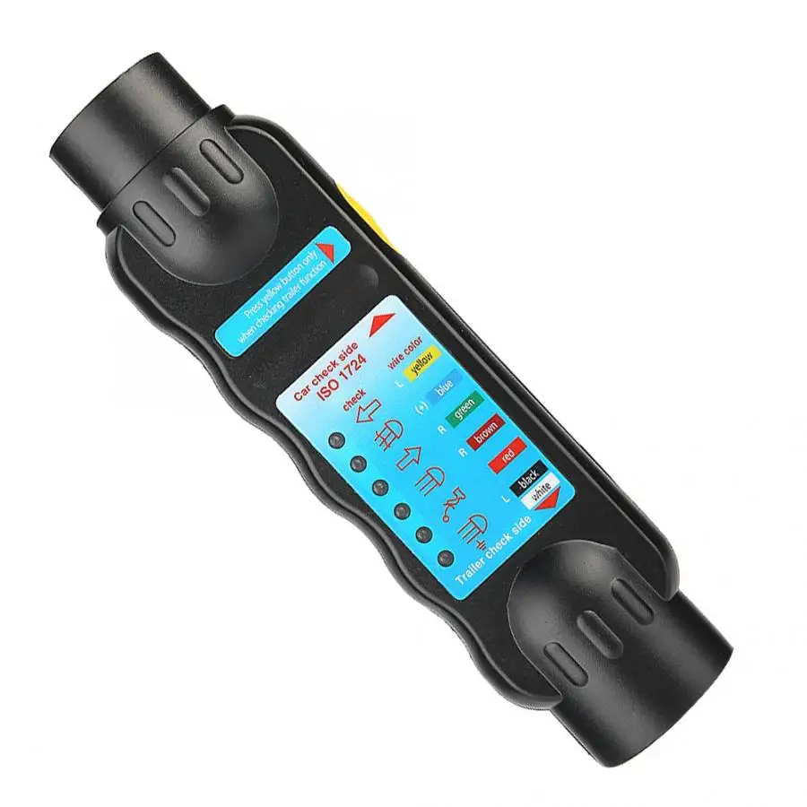 Прицеп розетка Тесты er 12 V 7-контактный автомобильный прицеп розетка Тесты er проводки световой сигнал цепи Тесты инструмент прицеп Замена