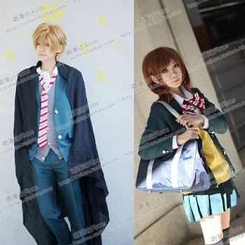 

Anime Ookami Shoujo to Kuro Ouji Kyoya Sata Shinohara Erika Cosplay Costume School Uniform