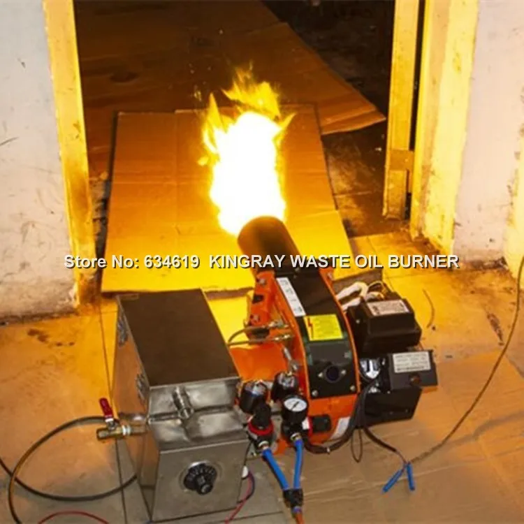 Industrial 116kw Waste Oil Burner Used Oil Burner Kerosene / Heavy Oil