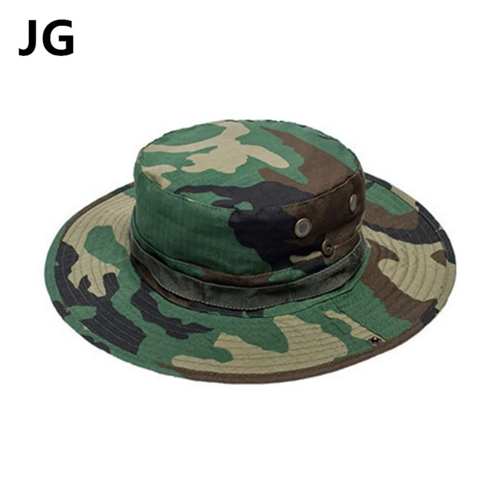 MEGE летние Панамы, страйкбольные снайперские камуфляжные шляпы, тактические Пейнтбольные шапочки, Прямая с фабрики, свободный размер 59-60 см - Цвет: JG
