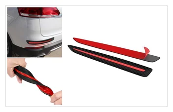 

Car front/rear angle carbon fiber stripe anti-collision strip for Renault Initiale Fluence Alpine Wind R-Space