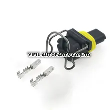 100 шт./лот 2 Pin/Way CAT 330D 336D крышка цилиндра двигателя клапанная камера впрыскиватель топливной форсунки разъем C7 C9