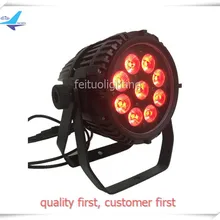 4 шт./лот наружное переносное освещение 9x10 Вт rgbw 4in1 батарея беспроводной, DMX 512 par led снизу вверх