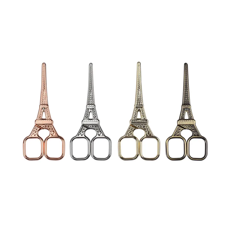 

New Stainless Steel Vintage Embroidery Scissor European Tower Shaped Cross Stitch Scissors Sewing Tailor Scissors DIY Cut Tools