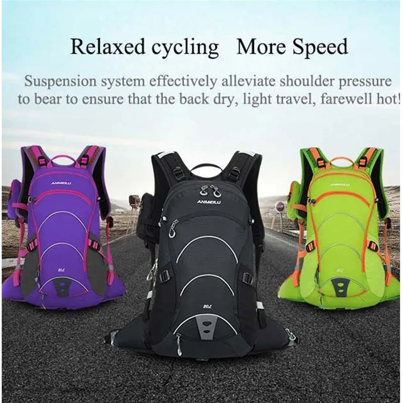 

ANMEILU 20L Outdoor Bicycle Bike Bags Waterproof Unisex Travel Bag Mountain Camping Climbing Rucksack for Outdoor Hiking Hunting