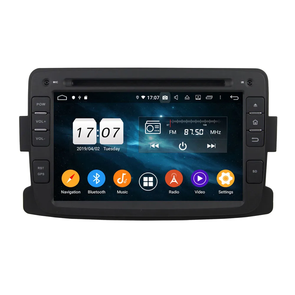 Android 9 0 Octa Core для RENAULT Duster 2012 2013 PX5 автомобильный мультимедийный DVD gps навигации