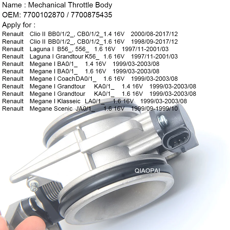 Sensor de Posição do Acelerador Corpo do Acelerador com 3 1161192787r para Renault Pinos Megane Clio ii 1.6 16 v Laguna 7700102870 7700875435 13 High Quality Automóveis e motos