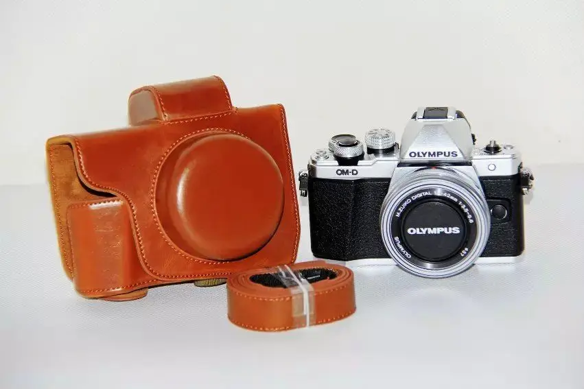 Фонарь для камеры чехол с ремешком Olympus EM10 Mark I/II/III 14 42 мм|camera bag|camera bag caseleather camera |