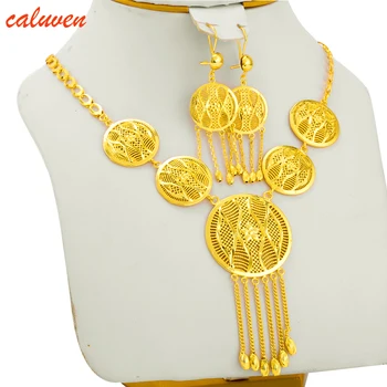 

Ethiopian/Arabic/Oman Habesha Jewelry Sets Gold Color African/Eritrea/ Wedding Gifts Dubai Jewelry sets Jewelry Women Wedding