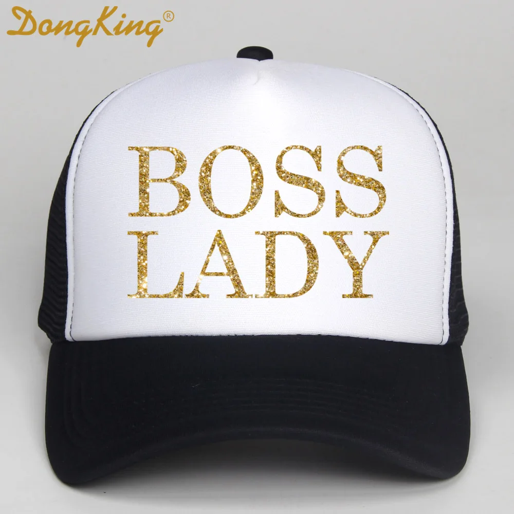 DongKing BOSS женская летняя крутая Кепка водителя грузовика популярная унисекс для