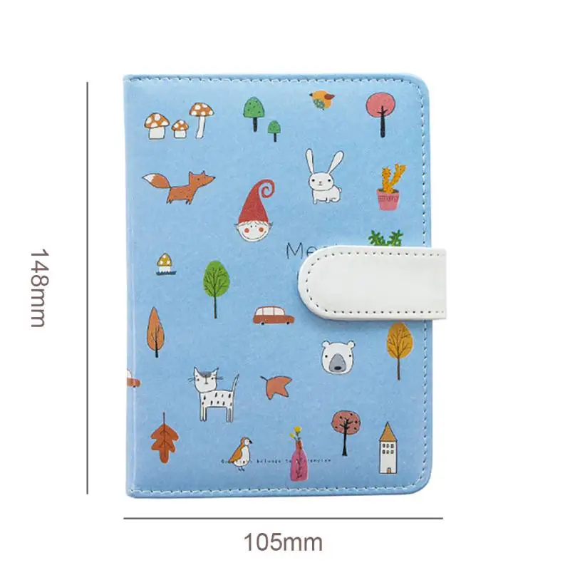 

50K Meet Cute Cartoon Notebook Magnetic Buckle Hand Book Office & School Student Stationery Notebook Children Kawaii Notepad