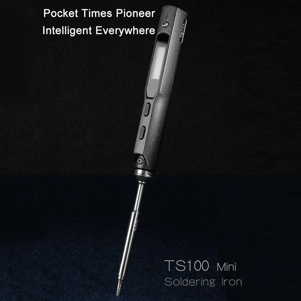 

NEW TS100 Pen-type MINI Programmable Smart Adjustable Digital LCD Electric Soldering Iron Soldering Station ARM MCU