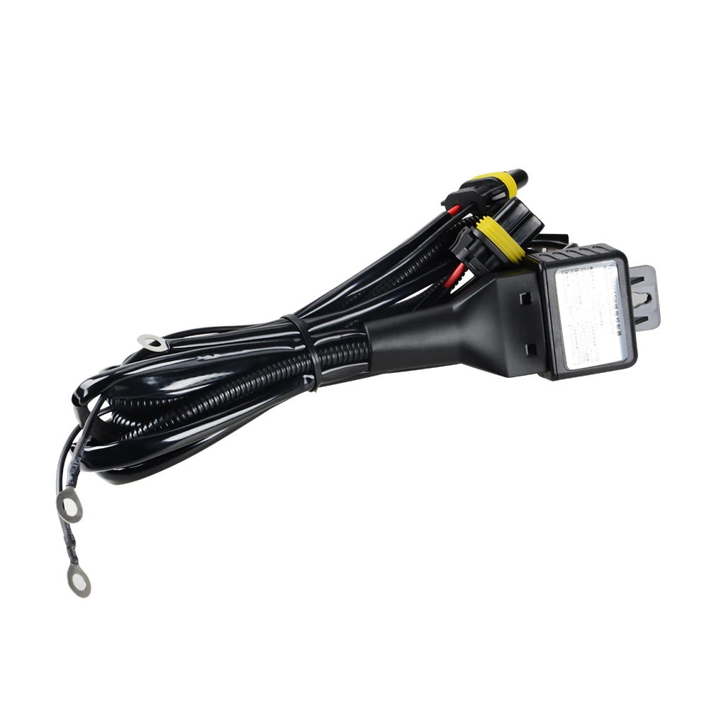 Автомобильный Стайлинг 12 в 35 Вт HID Bixenon H4 монтажный жгут контроллера для автомобиля Авто фара модифицированный разъем мини проектор линза линия