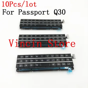 

RTBESTOYZ 10Pcs/lot Original Keypad For BlackBerry Passport Q30 Keyboard Button With Flex Cable Replacement Black / White