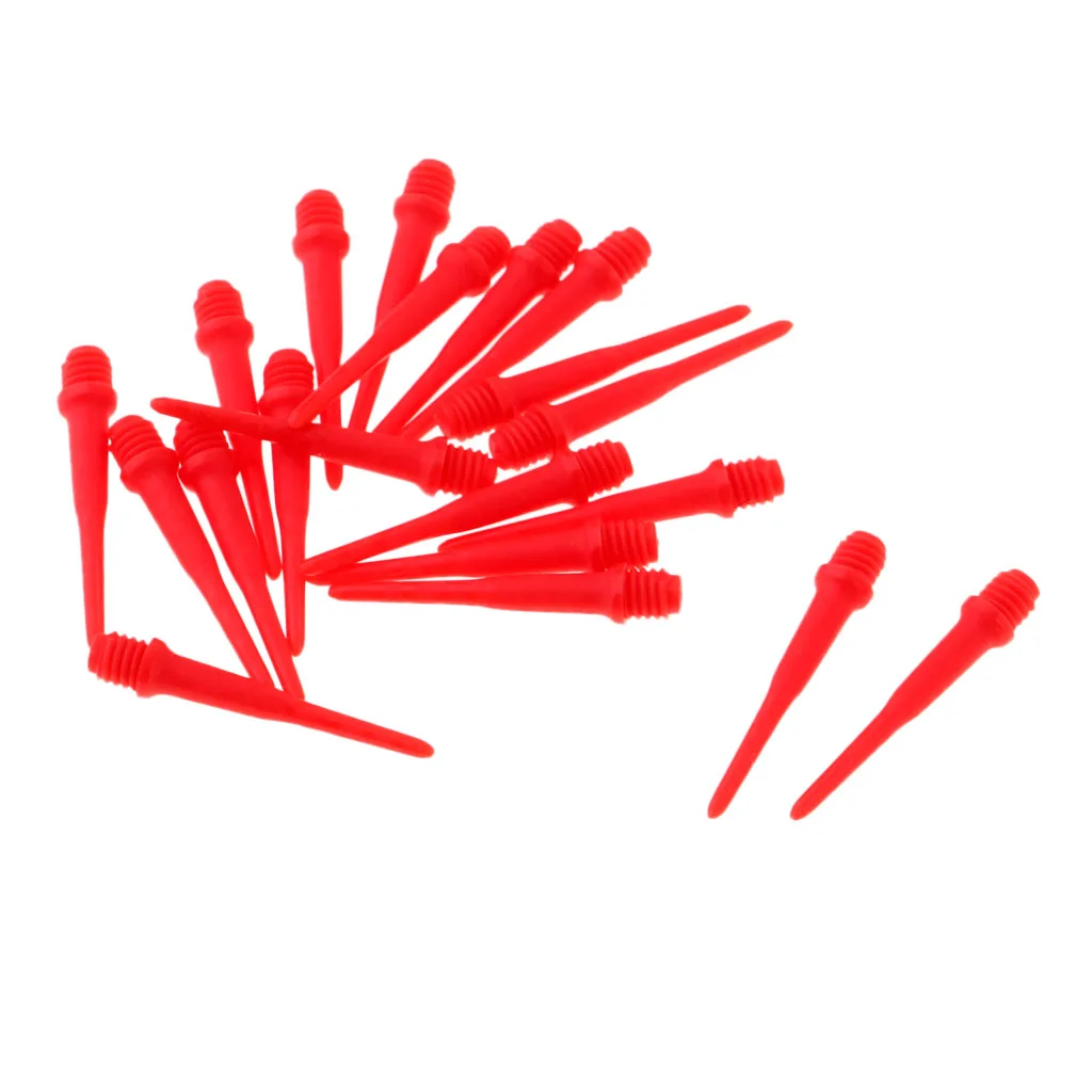 (Pack of 20) 2BA Thread Soft Tip Dart Points for Electronic Dartboard Indoor Game Dart Boards Target Backboard Supplies