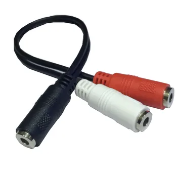 

Stereo Breakout 1/8" TRS-F to Dual 1/8" TS-F 20CM3.5SP F-2*3.5SP F 0.2m